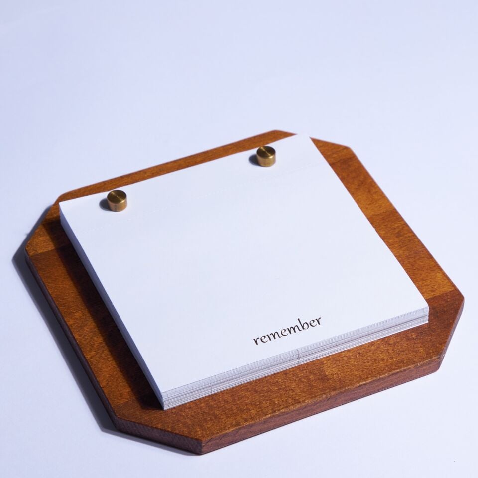 Design Desktop Beech Notepad
