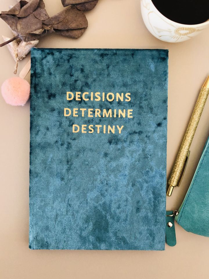 Decisions Determine Destiny Turkuaz Defter