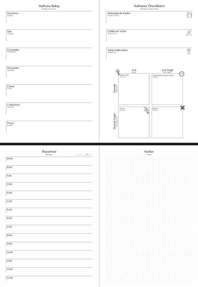 Remember Planner Pink