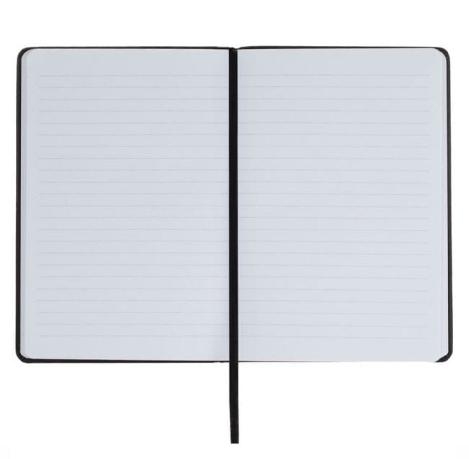 Siyah Gold Puantiyeli Defter